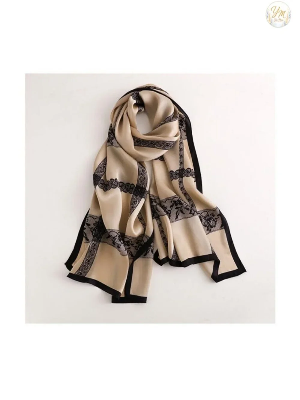 100% Mulberry Silk Long Scarf Women Fashion Shawl Wrap 67 Inches Lightweight